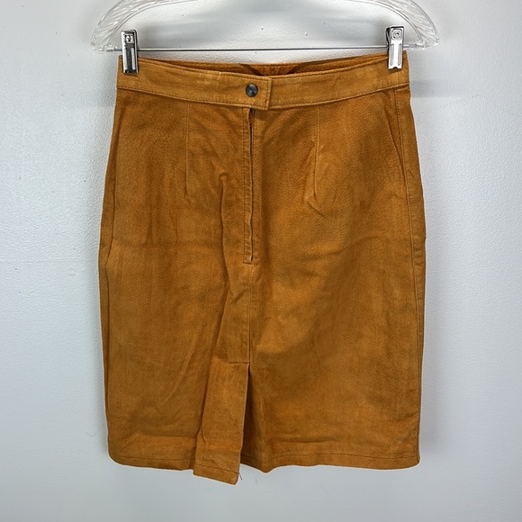 ⭐️Vintage leather skirt Sz 10 Melbourne Country - Picture 2 of 12